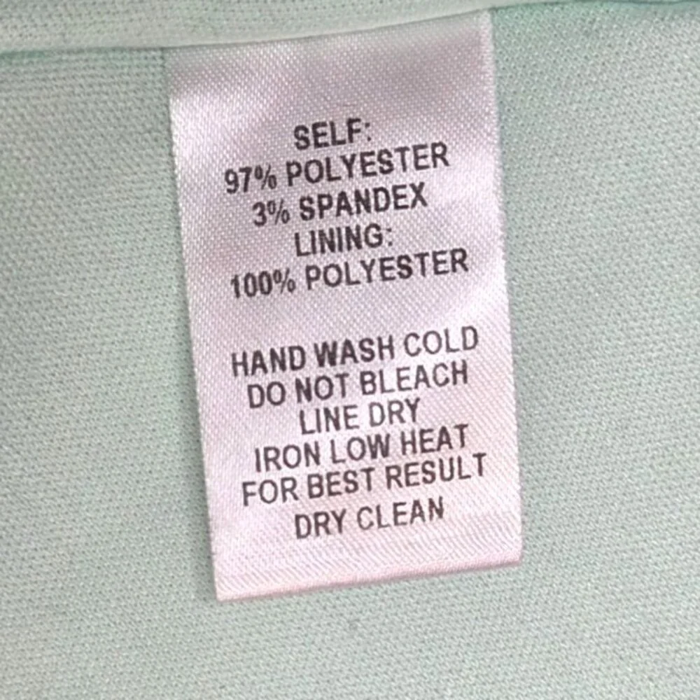 Lulus Mint Green Halter Front Cutout Back Skater Dress Size M - Picture 6 of 6